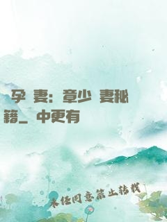 懷孕嬌妻：章少寵妻秘籍