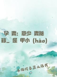 懷孕嬌妻：章少寵妻秘籍