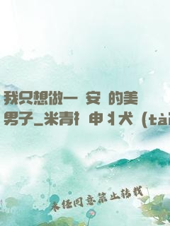 我只想做一個安靜的美男子