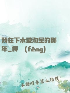 我在下水道淘金的那幾年