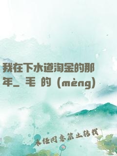 我在下水道淘金的那幾年