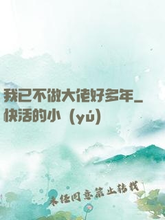 我已不做大佬好多年
