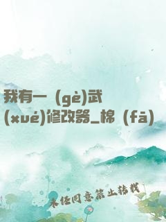 我有一個(gè)武學(xué)修改器