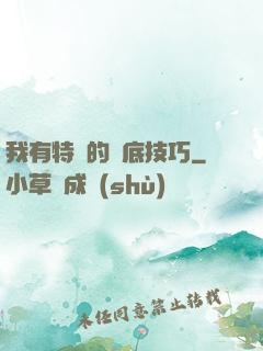 我有特別的臥底技巧