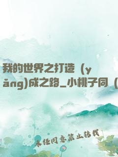 我的世界之打造養(yǎng)成之路