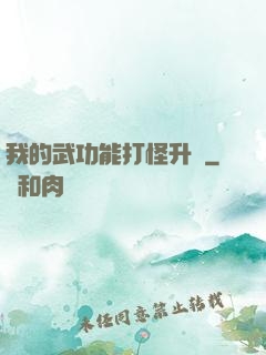 我的武功能打怪升級