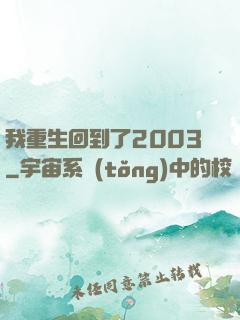 我重生回到了2003