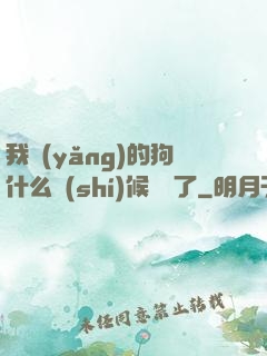 我養(yǎng)的狗什么時(shí)候無敵了