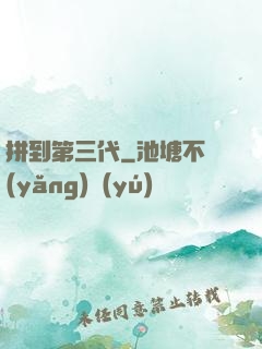 拼到第三代