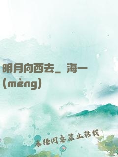 明月向西去