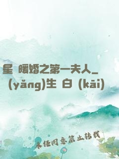 星際暖婚之第一夫人