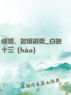 暖婚，名媛前妻