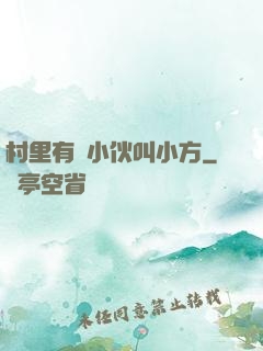 村里有個小伙叫小方