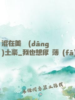 混在美國當(dāng)土豪
