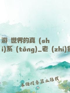 游戲世界的真實(shí)系統(tǒng)
