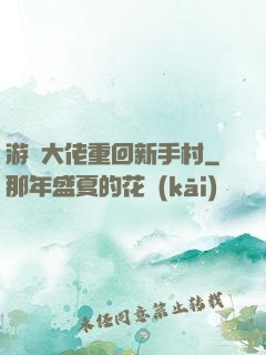 游戲大佬重回新手村