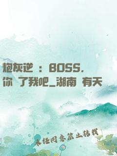 炮灰逆襲：BOSS，你從了我吧