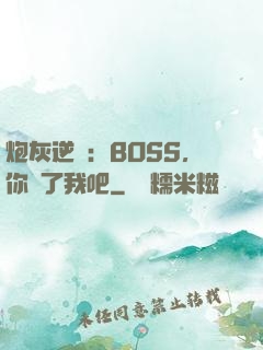 炮灰逆襲：BOSS，你從了我吧