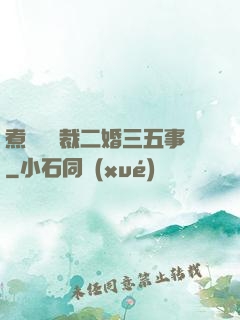煮婦與總裁二婚三五事