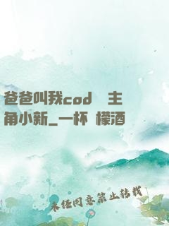 爸爸叫我cod媽媽主角小新