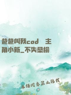 爸爸叫我cod媽媽主角小新