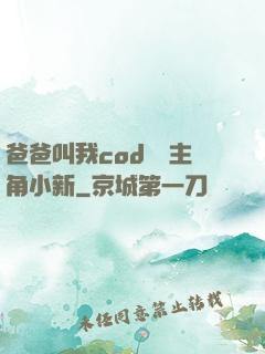 爸爸叫我cod媽媽主角小新