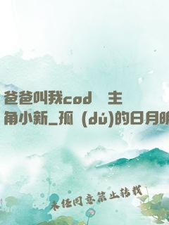爸爸叫我cod媽媽主角小新