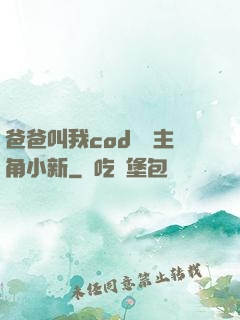 爸爸叫我cod媽媽主角小新