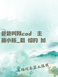 爸爸叫我cod媽媽主角小新