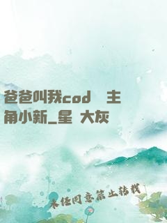 爸爸叫我cod媽媽主角小新