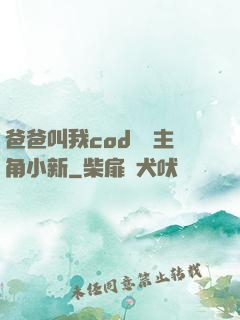 爸爸叫我cod媽媽主角小新