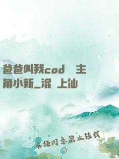 爸爸叫我cod媽媽主角小新