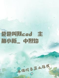 爸爸叫我cod媽媽主角小新