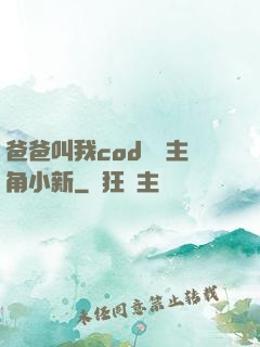 爸爸叫我cod媽媽主角小新