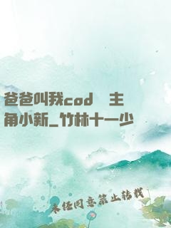 爸爸叫我cod媽媽主角小新