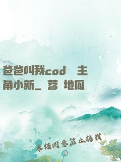 爸爸叫我cod媽媽主角小新