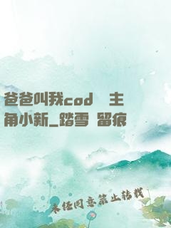 爸爸叫我cod媽媽主角小新