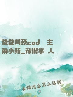 爸爸叫我cod媽媽主角小新