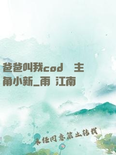 爸爸叫我cod媽媽主角小新