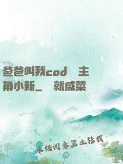 爸爸叫我cod媽媽主角小新