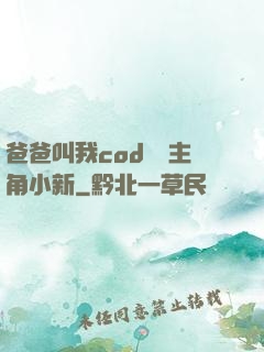 爸爸叫我cod媽媽主角小新