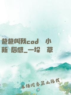 爸爸叫我cod媽媽小新讀后感