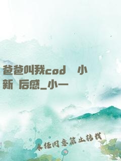 爸爸叫我cod媽媽小新讀后感