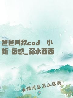 爸爸叫我cod媽媽小新讀后感