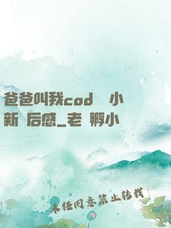 爸爸叫我cod媽媽小新讀后感
