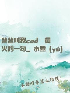 爸爸叫我cod媽媽最火的一句