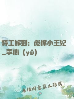 特工嫁到：彪悍小王妃