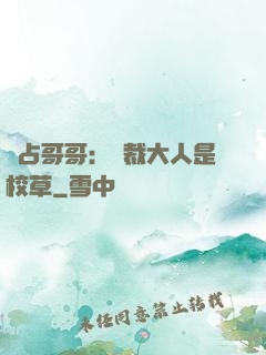 獨占哥哥：總裁大人是校草