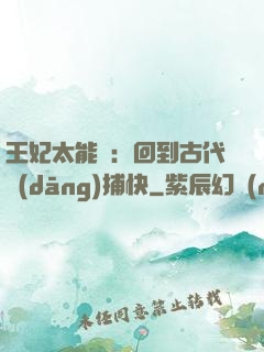 王妃太能鬧：回到古代當(dāng)捕快