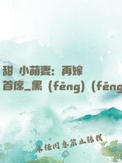 甜寵小萌妻：再嫁億萬首席